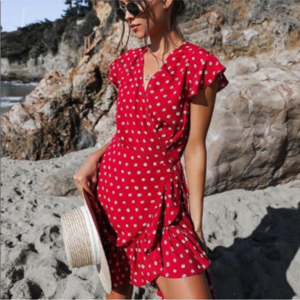 Rails Red Heart dress, size S